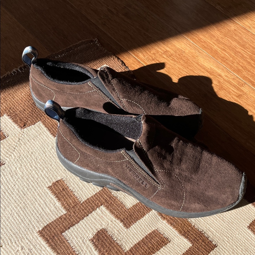 Merrell Men's Dark Brown Suede Slip-Ons